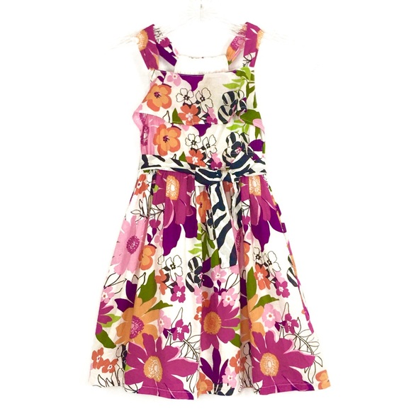 Gymboree Other - 🛍 Gymboree Wild For Zebras Floral Dress Girls 5
